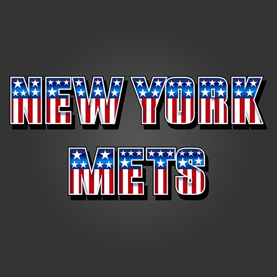 New York Mets American Captain Logo vinyl decal